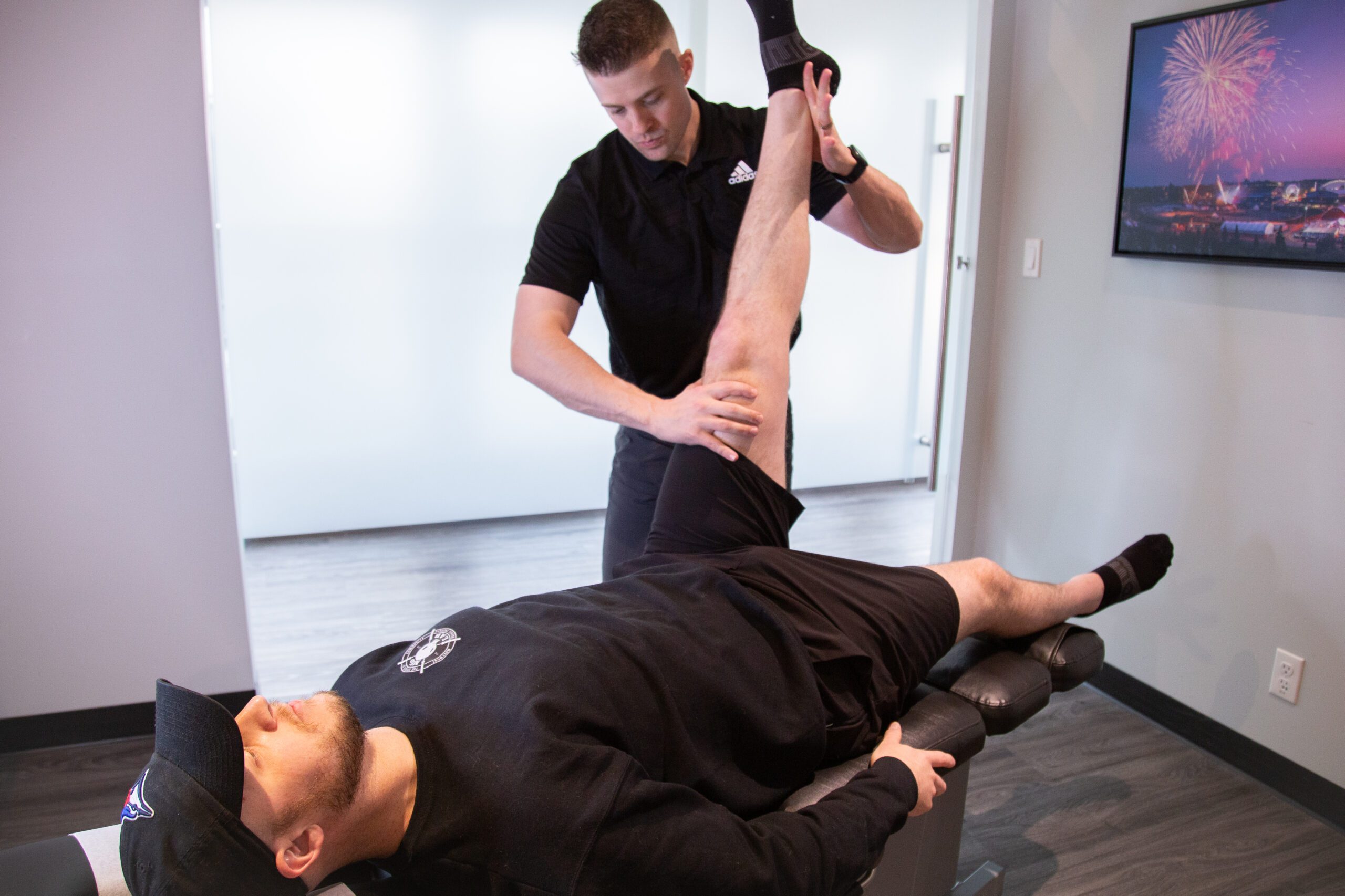 Manual therapy at myolab health and wellness.